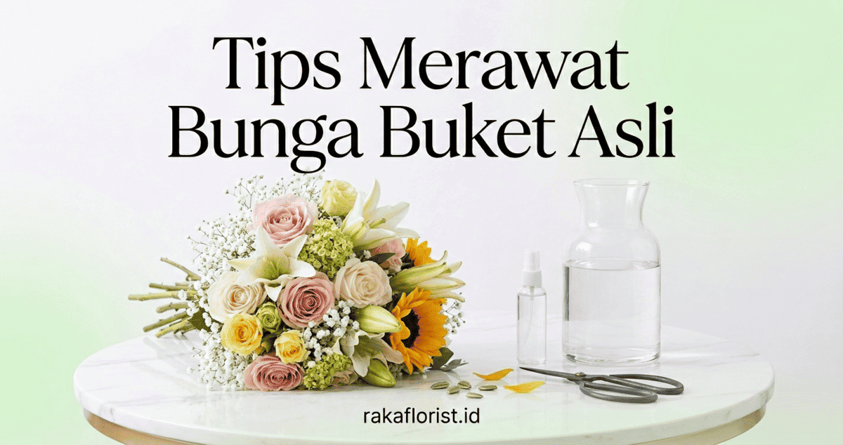 Tips dan Trik Merawat Bunga Buket Asli Agar Tetap Segar dan Indah Lebih Lama